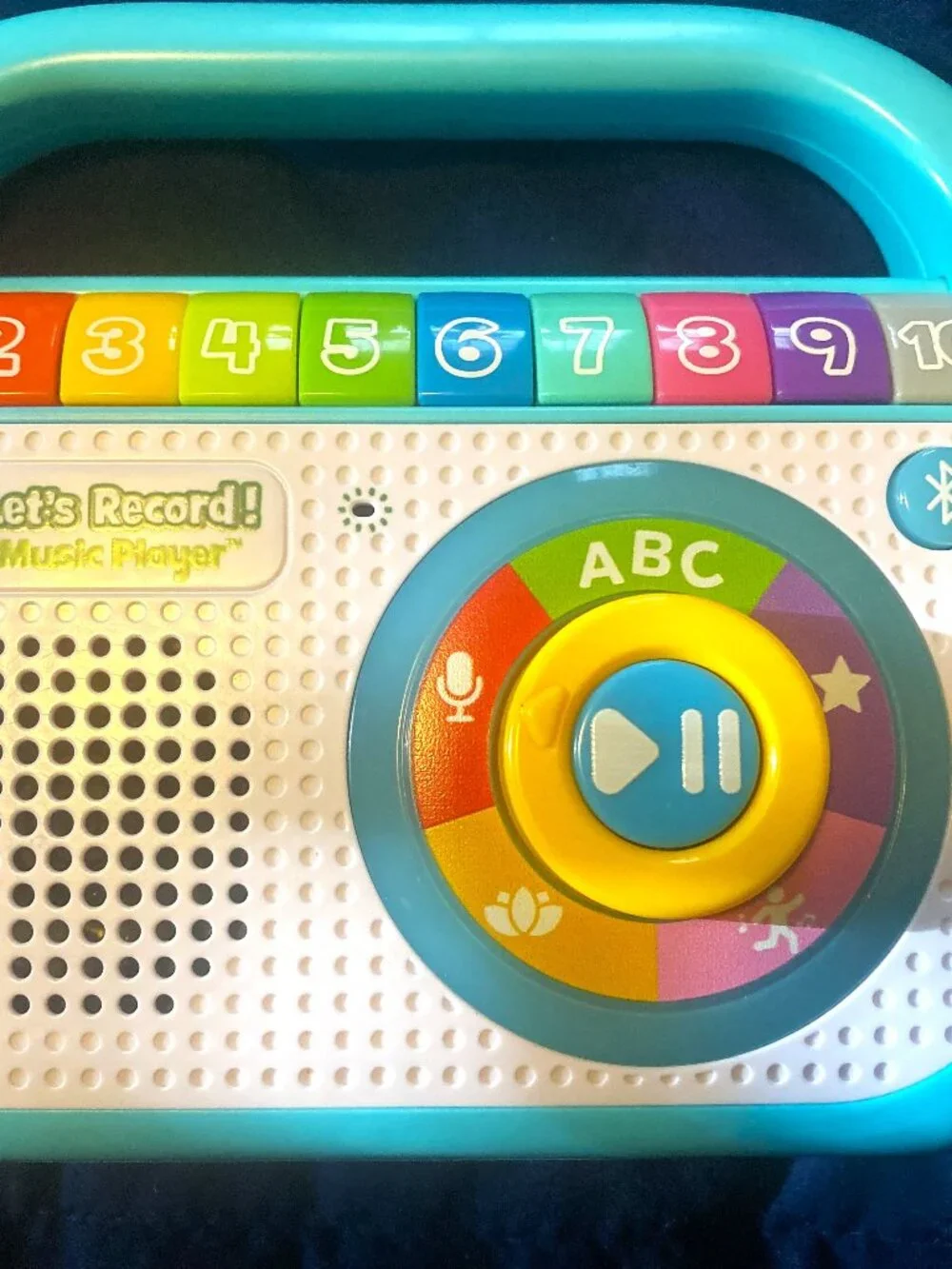 LeapFrog Let’s Record! Music Player Bluetooth Kids Learning Toy